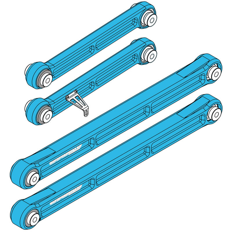 Camburg Toyota Tundra 2WD/4WD 22-23 KINETIK Series Rear Billet Trailing Arm Kit (King Blue) CAM-320029-BLU