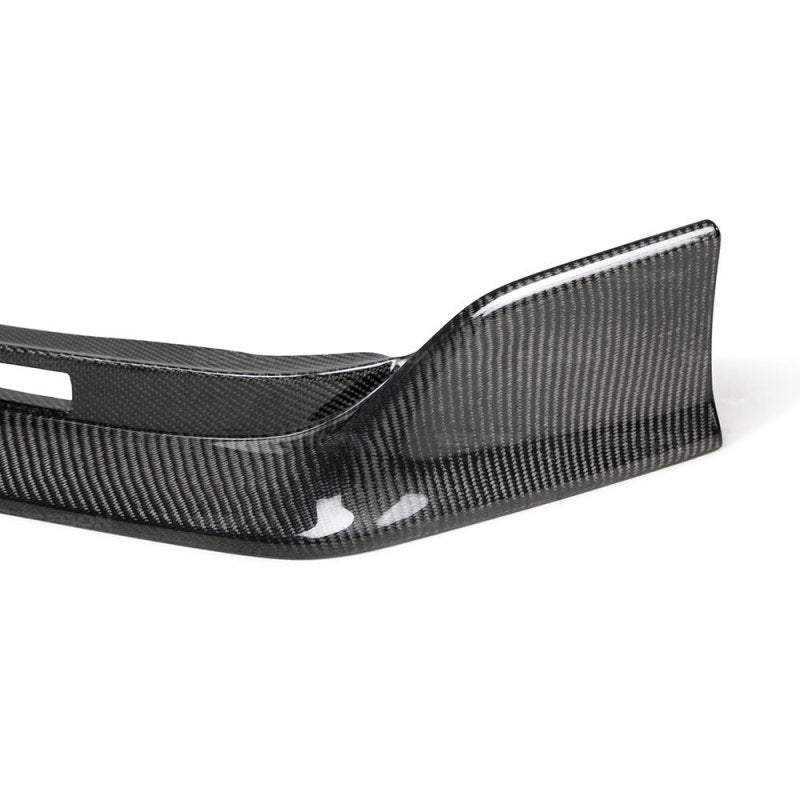 Seibon 2017 Honda Civic Type-R TA-Style Gloss Carbon Fiber Front Bumper Lip FL17HDCVR-TA FL17HDCVR-TA Photo - Primary