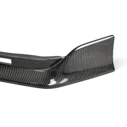 Seibon 2017 Honda Civic Type-R TA-Style Gloss Carbon Fiber Front Bumper Lip FL17HDCVR-TA FL17HDCVR-TA Photo - Primary