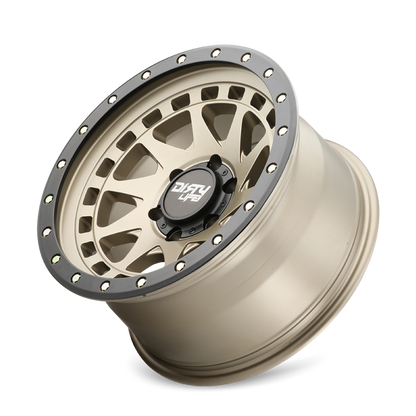 Dirty Life 9311 Enigma Pro 17x9/5x127 BP/-12mm Offset/71.5mm Hub Satin Gold Wheel - Beadlock 9311-7973MGD12 9311-7973MGD12 Photo - Primary