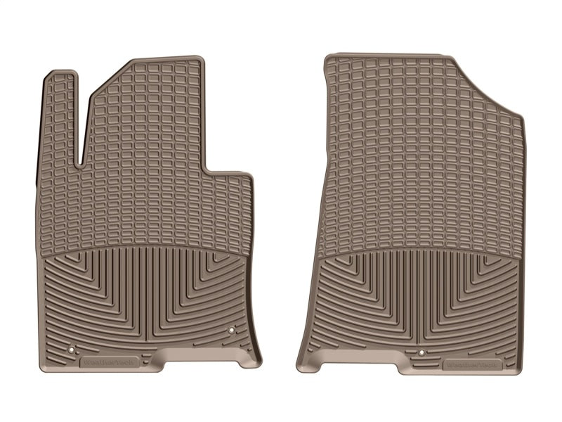 WeatherTech 2016+ Hyundai Sonata Front Rubber Mats - Tan (Fits Hybrid-Does Not Fit Plug-In Hybrid) W385TN W385TN Photo - Primary