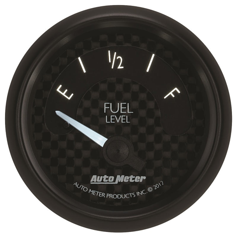 Autometer GT Series 52mm Short Sweep Electronic 240-33 ohms Fuel Level (For use w/ 3262) 8016 8016 User 4
