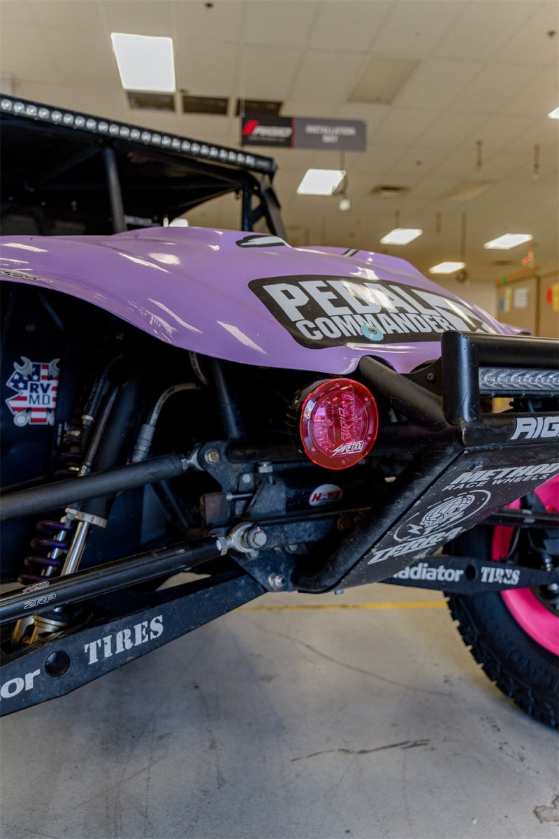 Rigid Industries x SHREDDY 360-Series 6in Lights w/Wt Bcklght (2) + 6 Covers (2 Pink/2 Teal/2 Blk) 36204-SHREDDY 36204-SHREDDY Photo - Mounted