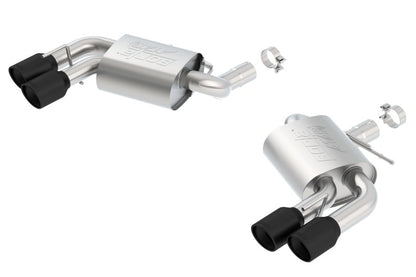 Borla 16-18 Chevy Camaro V8 SS AT/MT ATAK Rear Section Exhaust w/o Dual Mode Valves Ceramic Black 11921CB 11921CB Photo - Primary