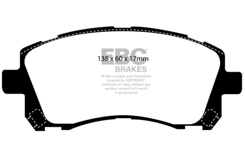 EBC Disc Brake Pad Set DP31134C Photo - Primary