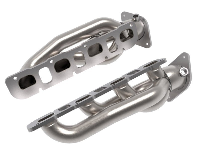aFe Power Twisted Steel 304SS Shorty Header 2021 Ram 1500 TRX V8-6.2L (uncoated) 48-32030 48-32030 User 1