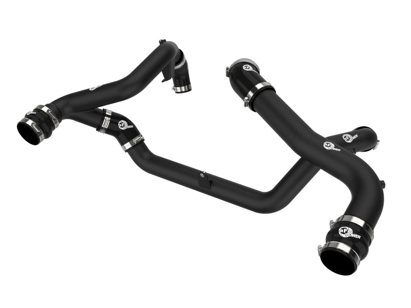 aFe 22-23 Ford Explorer BladeRunner Aluminum Hot and Cold Charge Pipe Kit - Blk 46-20674-B 46-20674-B Photo - Primary