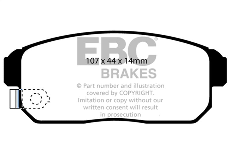 EBC Disc Brake Pad Set DP31691C Photo - Primary