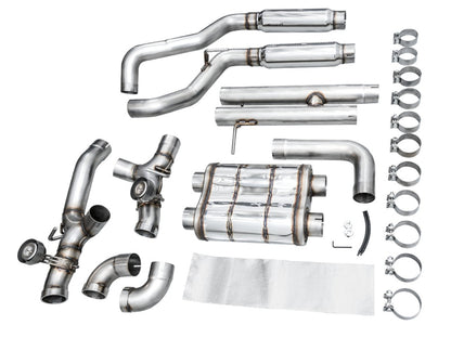 AWE Tuning AWE 21+ Wrangler 392 Switchpath Cat-Back Exhaust- Quad BashGuards 3025-41392 3025-41392 Photo - out of package
