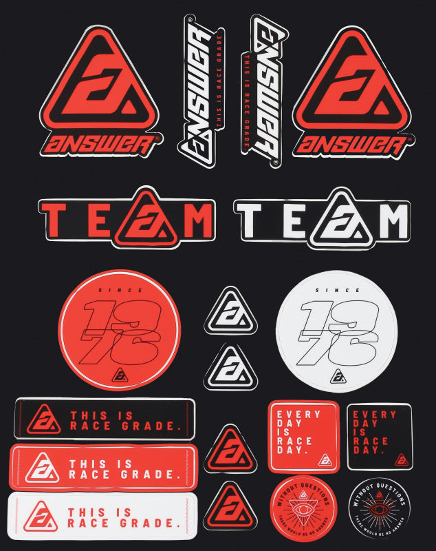 Answer Answer Logo Sticker Sheet 446349 446349 User 1