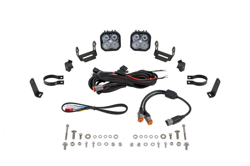 Diode Dynamics SS3 LED Bumper 2 In Roll Bar Kit Sport - White Combo (Pair) DD7710 DD7710 Photo - Primary