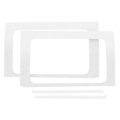 DEI 2018-Up Jeep Wrangler JL 4-Door Rear Side Window Trim Kit 4-pc - White 50175 50175 Photo - Primary
