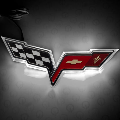 ORACLE Lighting Oracle Chevrolet Corvette C6 Illuminated Emblem - White 3099-001 3099-001 Photo - Primary
