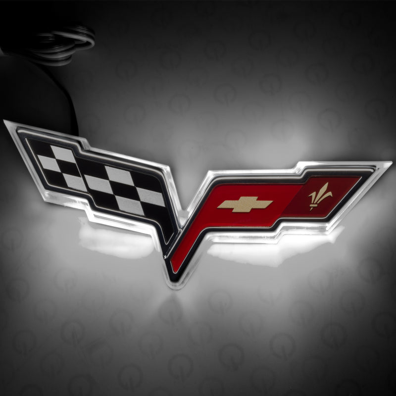 ORACLE Lighting Oracle Chevrolet Corvette C6 Illuminated Emblem - White 3099-001 3099-001 Photo - Primary