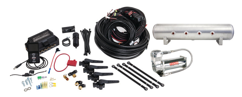 AIRLIFT 3H(1/4"Air Line,4 Gallon 7-Port Lightweight Raw Alum.,VIAIR 444C Comp) 27694 Photo - Primary