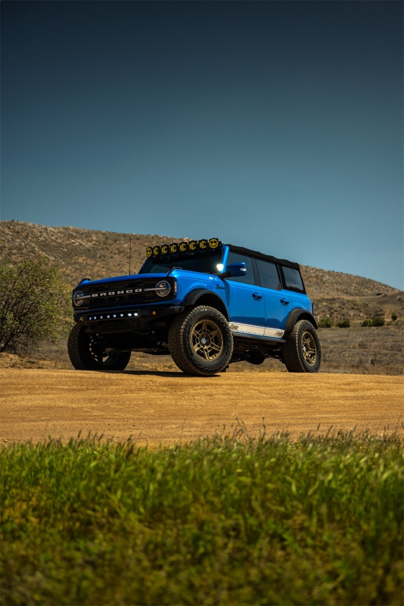 Gibson 21-22 Ford Bronco 4DR Dual Trail Kit Single Exhaust System - Stainless 69552 69552 Photo - Mounted