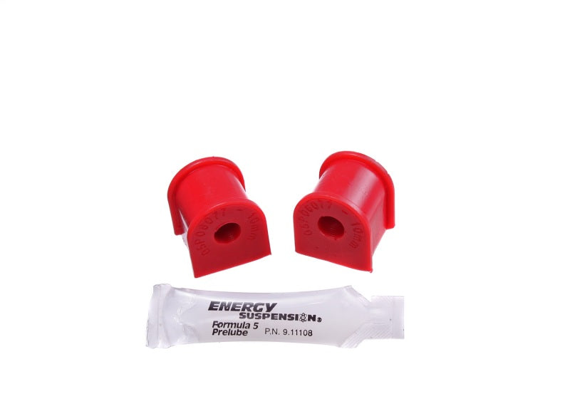 Energy Suspension Sway Bar Bushing Set Red Rear Bar Dia. 10mm 16.5149R Photo - Primary