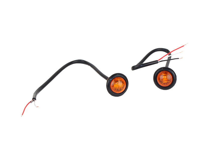 Fishbone Offroad Amber LEDs 3/4In Pair FB21041