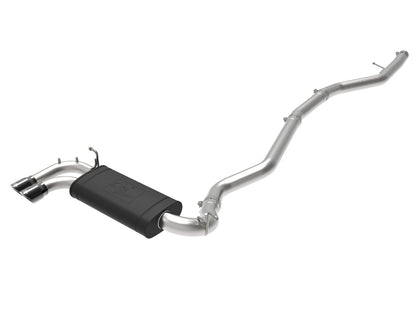aFe MACH Force-Xp 2-1/2in 304 SS Cat Back Exh w/Black Tips 14-16 BMW 228i (F22/23) L4-2.0L (t) N20 49-36345-B 49-36345-B Photo - Primary
