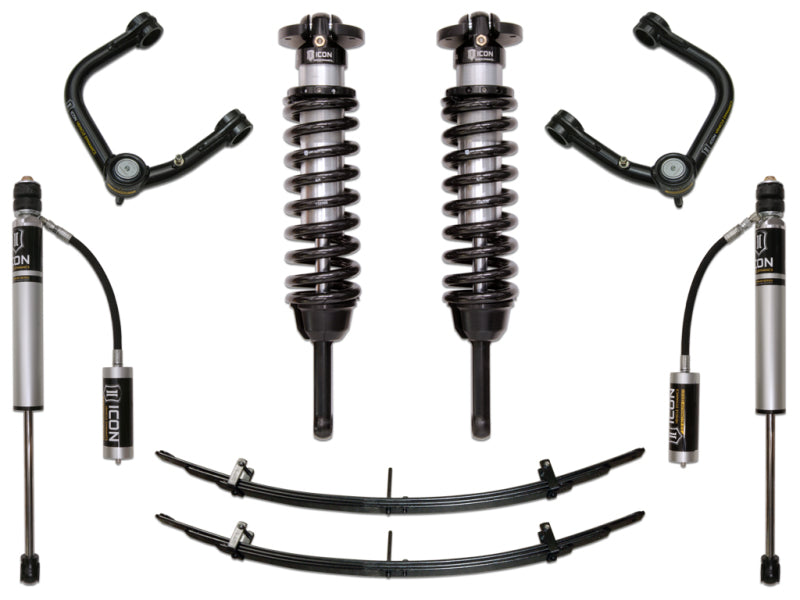 ICON 05-15 Toyota Tacoma 0-3.5in/2016+ Toyota Tacoma 0-2.75in Stg 3 Suspension System w/Tubular Uca K53003T K53003T Photo - Primary