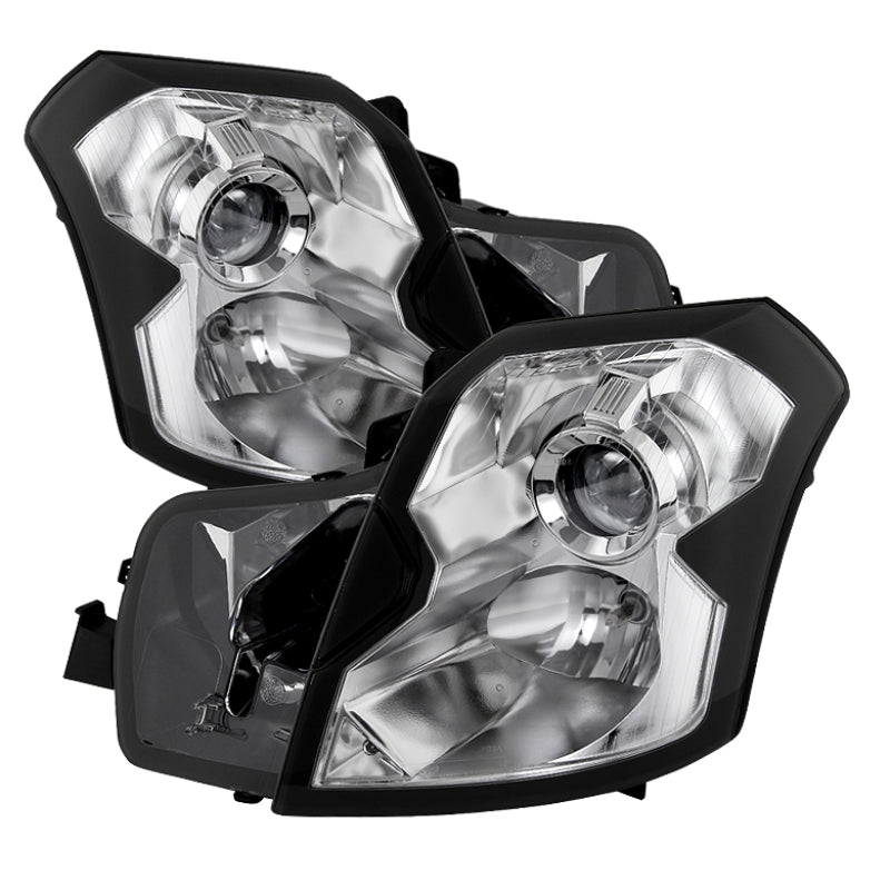SPYDER Xtune Cadillac Cts 03-07 Crystal Headlights Halogen Model Only Chrome HD-JH-CCTS03-C 9023804 9023804 Photo - Primary