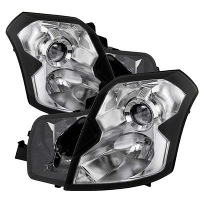 SPYDER Xtune Cadillac Cts 03-07 Crystal Headlights Halogen Model Only Chrome HD-JH-CCTS03-C 9023804 9023804 Photo - Primary