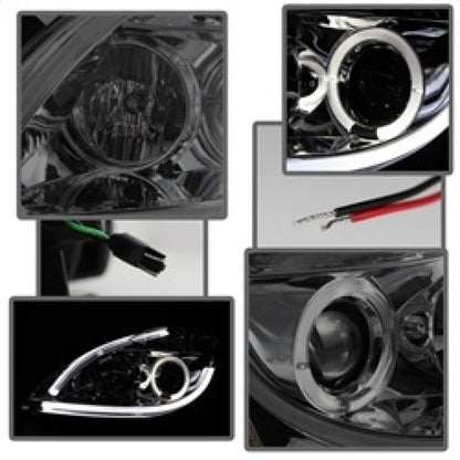 Spyder Nissan Altima 4Dr 10-12 Projector Headlights Light DRL LED Halo Smke PRO-YD-NA104D-LTDRL-SM 5076854 5076854 Photo - Unmounted