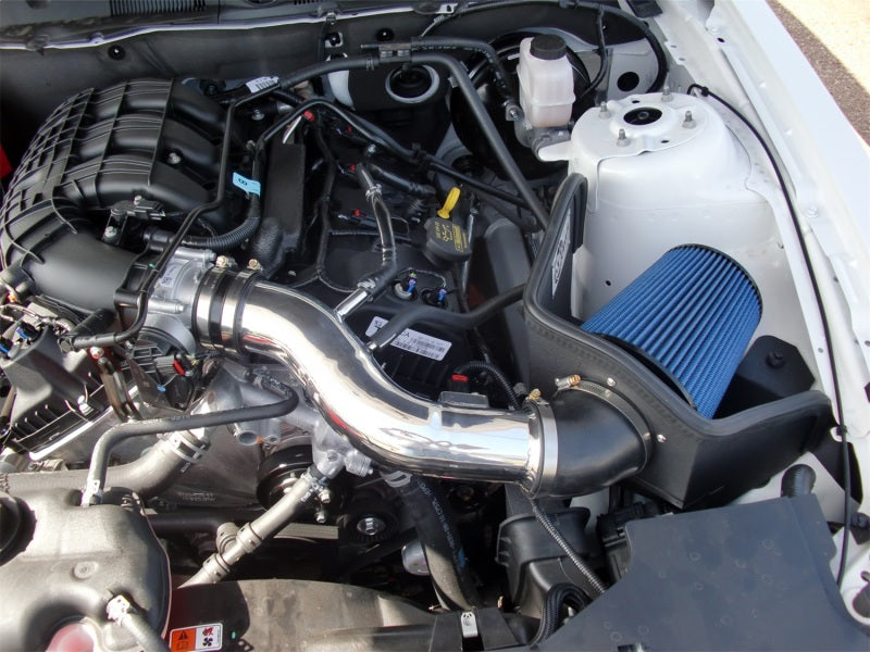 aFe Stage 2 Cold Air Intake Ford Mustang All 2011-2012 54-12102-P Photo - Mounted