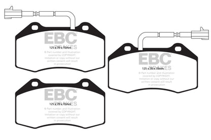 EBC Disc Brake Pad Set DP32021/2C Photo - Primary