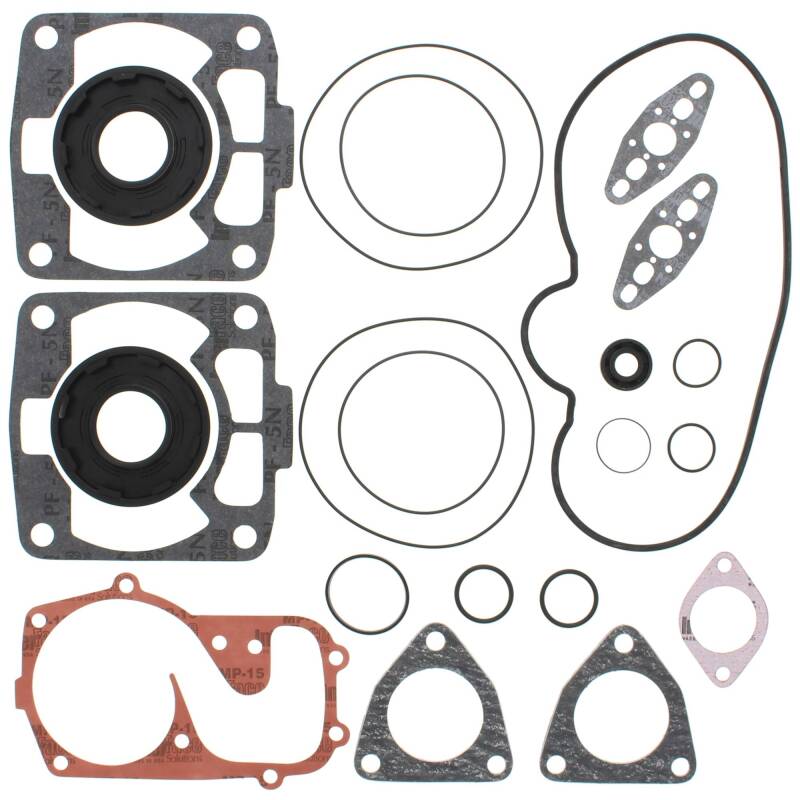 Vertex Pistons Vertex Gaskets 97-99 Polaris 440 XCR Complete Gasket Kit w/ Oil Seals 711233 711233 Photo - Primary