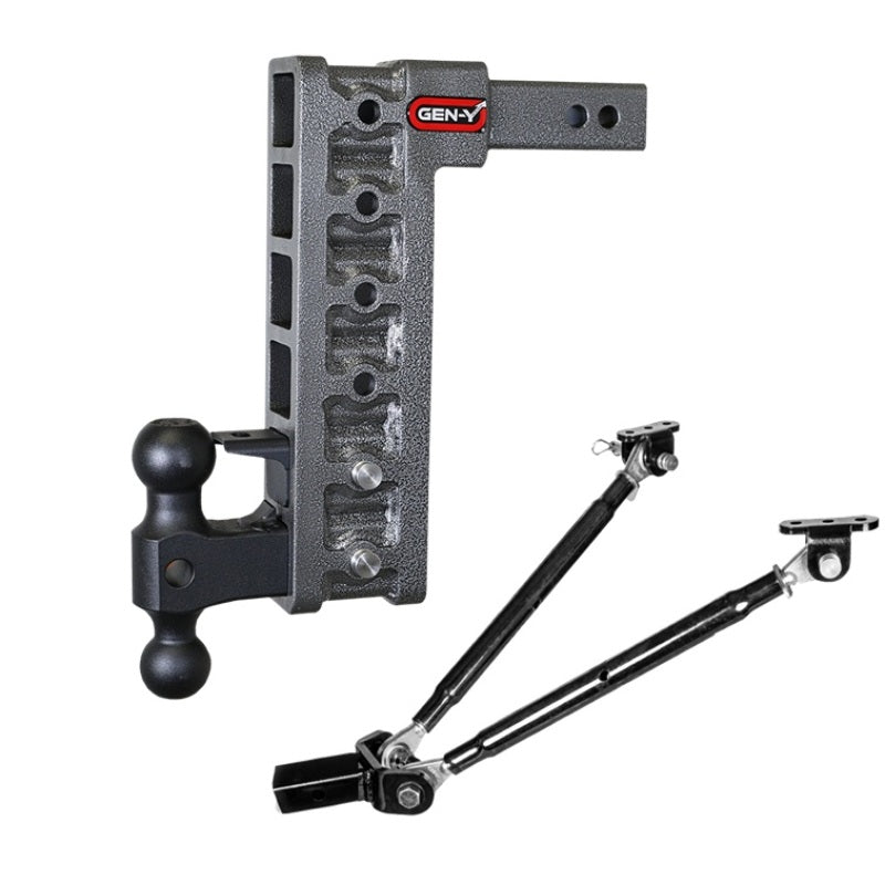 GEN-Y Hitch Gen-Y Mega Duty 2in Shank 12.5in Drop 16K Hitch w/Dual-Ball/Pintle Lock GH-526 GH-526 User 1