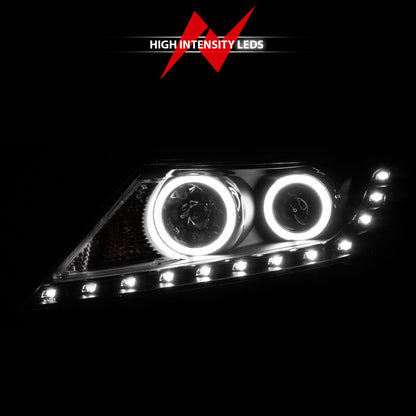Anzo 2011-2013 Kia Sorento Projector Headlights w/ Halo Black (CCFL) 111248 User 6