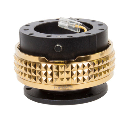 NRG Quick Release Kit - Black Body / Chrome Gold Pyramid Ring SRK-210BK/CG Photo - Primary