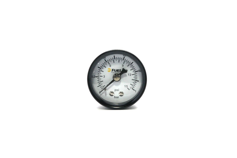 Fuelab 1.5 Inch Fuel Pressure Gauges,Range 0-15psi Dual BAR/PSI Scale 71512 Photo - Primary