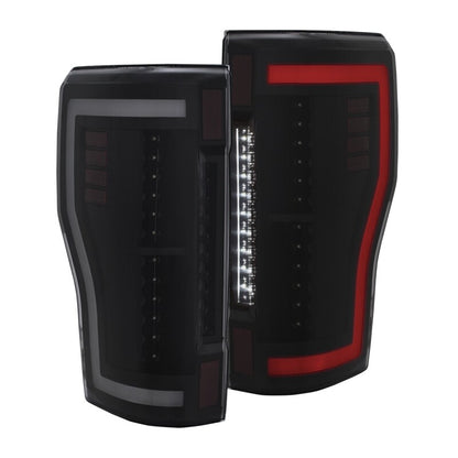 Anzo Ford F-250/350/450/550 Super Duty 17-18 L.E.D Tail Lights Smoke 311288 Photo - Primary