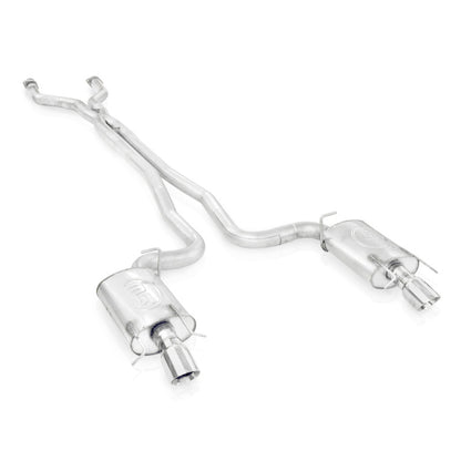Stainless Works 2009-15 Cadillac CTS-V Wagon 3in Catback System X-Pipe Chambered Mufflers 4in Tips CTSV9WGCBC CTSV9WGCBC Photo - Primary