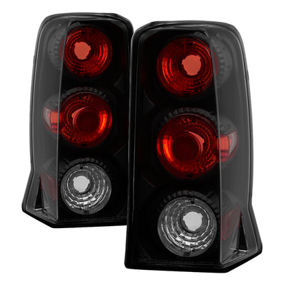 Spyder Cadillac Escalade 02-06 Euro Tail Lights Black Smoke ALT-YD-CE02-BSM 5084378 5084378 Photo - Primary