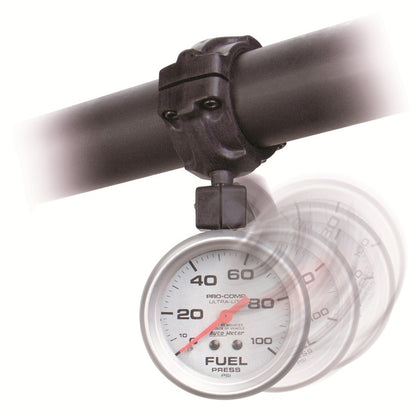 Autometer Gauges Mount, Roll Pod For 1.625" Roll Cage, Fits 2 5/8" Gauge, Black 48004 User 3