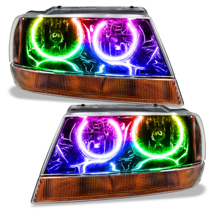 ORACLE Lighting Oracle 99-04 Jeep Grand Cherokee SMD HL - Black - ColorSHIFT w/ Simple Controller 7167-504 7167-504 Photo - out of package