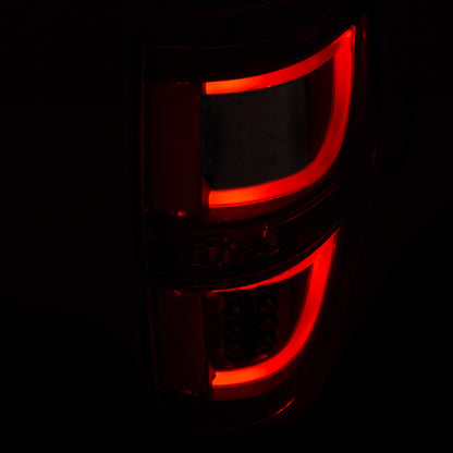 Anzo 2009-2013 Ford F-150 LED Taillights Black 311257 Photo - Mounted