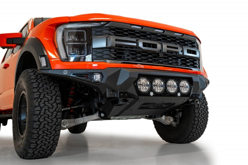 Addictive Desert Designs 2021+ Ford Raptor Bomber Front Bumper w/ 4 Rigid 360 6in Light Mounts F210014110103 F210014110103 Photo - Primary