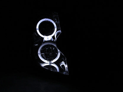 Anzo 2003-2007 Cadillac Cts Projector Headlights w/ Halo Chrome 121416 Photo - Unmounted