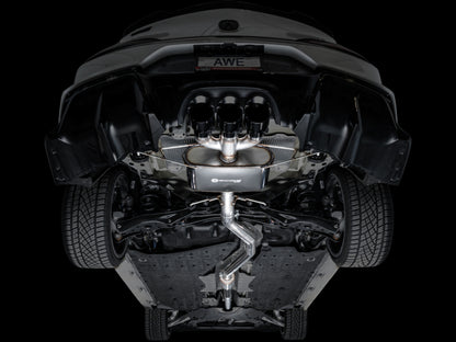 AWE Tuning 2024 Acura Integra Type S DE5 FWD Touring Edition Exhaust w/ Triple Diamond Black Tips 3015-53335 3015-53335 Photo - Mounted