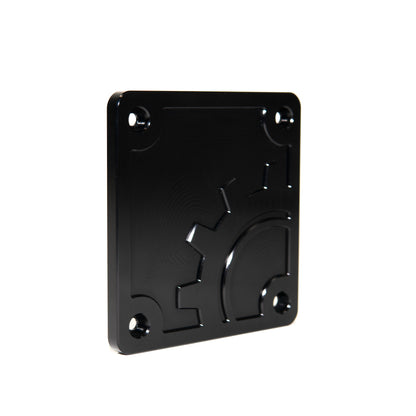BuiltRight Industries 2020 Jeep Gladiator Bed Plug Plate Cover (Alum) - Black 110014 110014 Photo - Unmounted