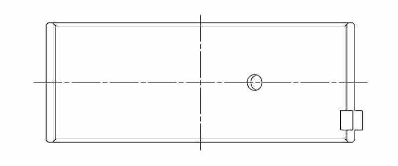 ACL Race Series Rod Bearings Nissan 4 CA18/CA20 Race Series Size: STD 4B1630HX-STD Technical Drawing