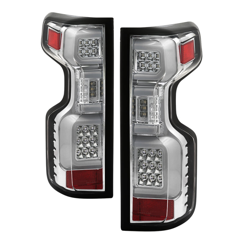 Spyder Chevy Silverado 19-20 (Do Not Fit Halogen Model) LED Tail Light - Chrome ALT-YD-CS19LED-C 5087287 5087287 Photo - Primary