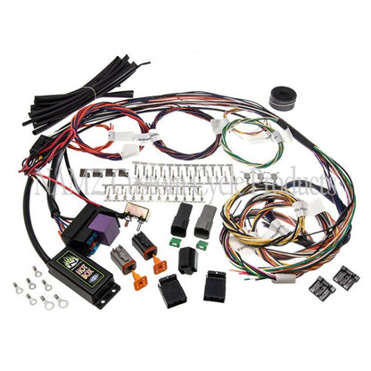 NAMZ 2017 Ver-1 Complete Bike Harness w/Starter Relay & 3-Circuits & Self Canceling Turn Sig Module NCBH-01-B NCBH-01-B Photo - Primary