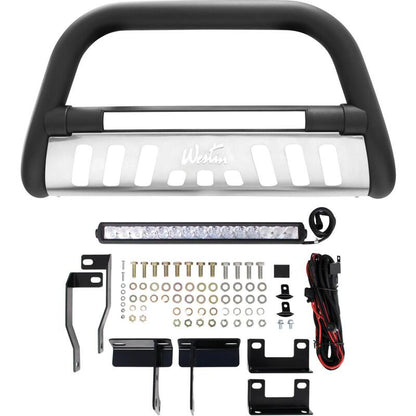 Westin 2009-2018 Dodge/Ram 1500 (Excl. Rebel model) Ultimate LED Bull Bar - Textured Black 32-1965L 32-1965L Photo - Unmounted
