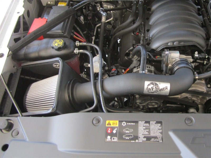 aFe Magnum FORCE Stage-2 Pro DRY S Cold Air Intake System: GM Silverado/Si 51-32332 Photo - Mounted