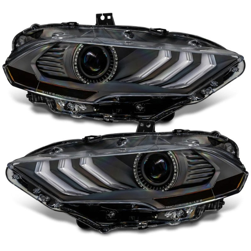 ORACLE Lighting 18-23 Ford Mustang Dynamic ColorSHIFT LED Headlights - Black Series 8204-332 8204-332 User 1
